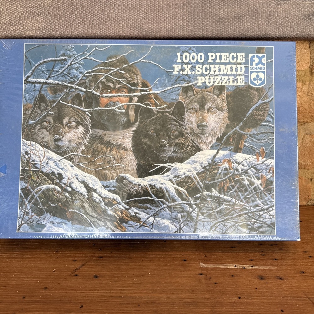 F.X.‎ Schmid 1000 Piece Puzzle The Predators Wolves Hunter New Sealed